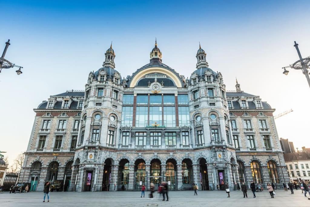 Cosy Appartement Met Tuin In Centrum Antwerpen Gratis Parking Free Parking! Exterior photo